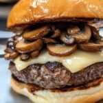 Mushroom Swiss Burger
