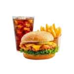 Chicken Cheese Burger Combo