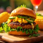 Mango Habanero Burger