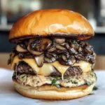 Mushroom Swiss Burger